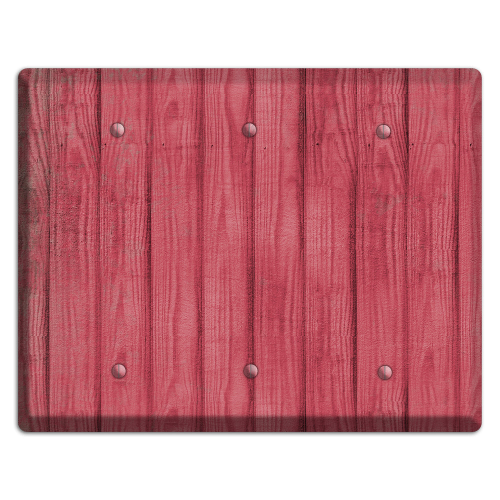 Fuzzy Wuzzy Weathered Wood 3 Blank Wallplate