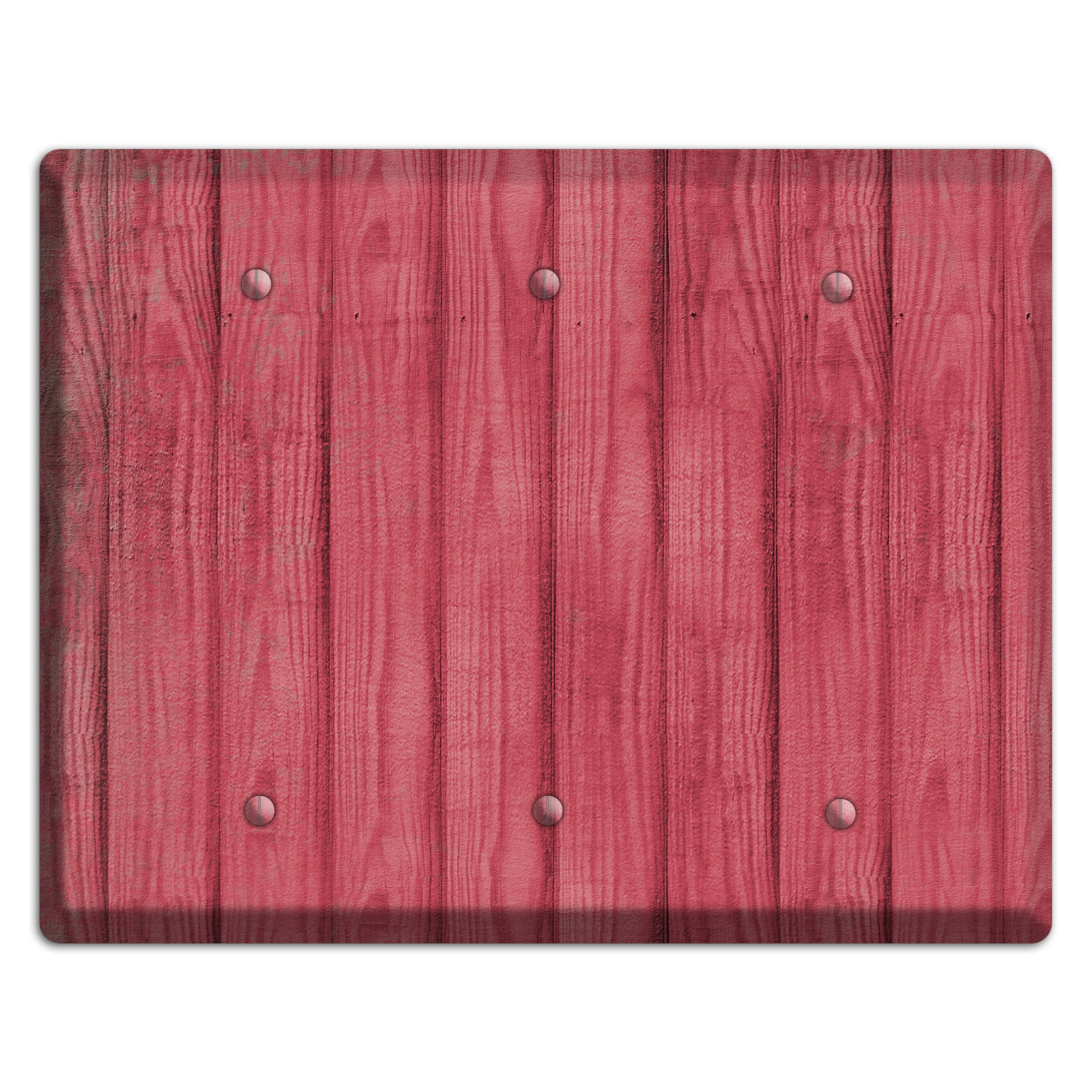 Fuzzy Wuzzy Weathered Wood 3 Blank Wallplate