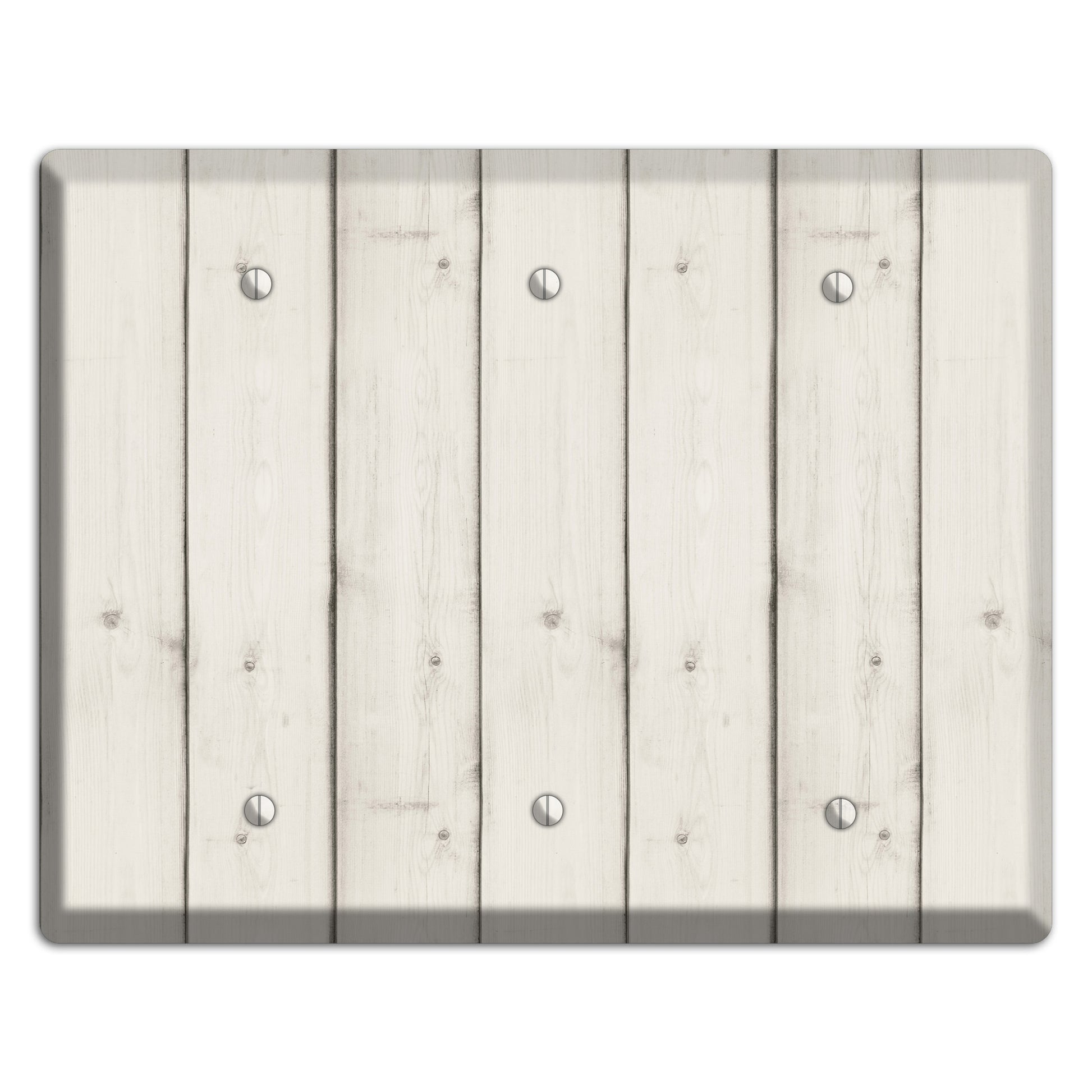 Satin Linen Antique 3 Blank Wallplate