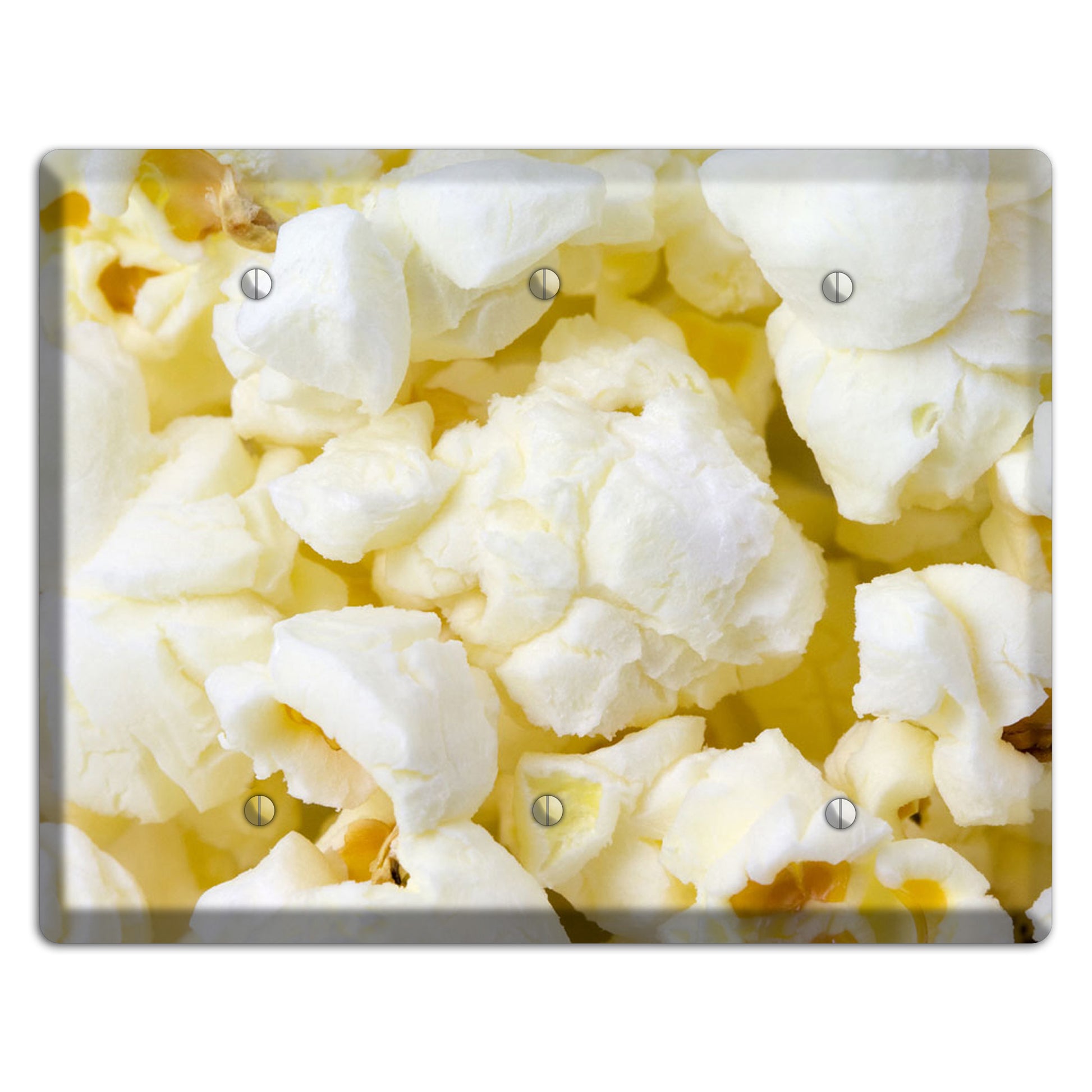 Popcorn 3 Blank Wallplate