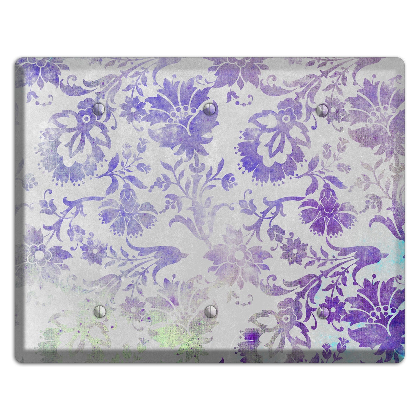 Chatelle Whimsical Damask 3 Blank Wallplate
