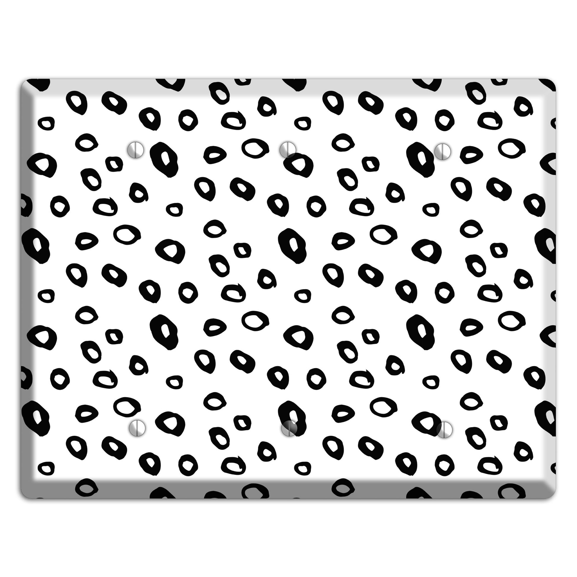 Ink Drops 5 3 Blank Wallplate