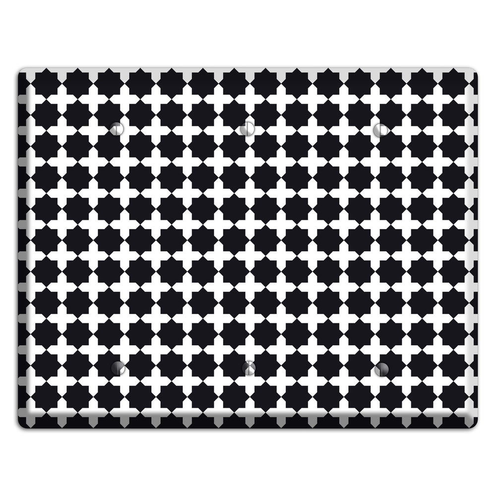 Moroccan 4 3 Blank Wallplate