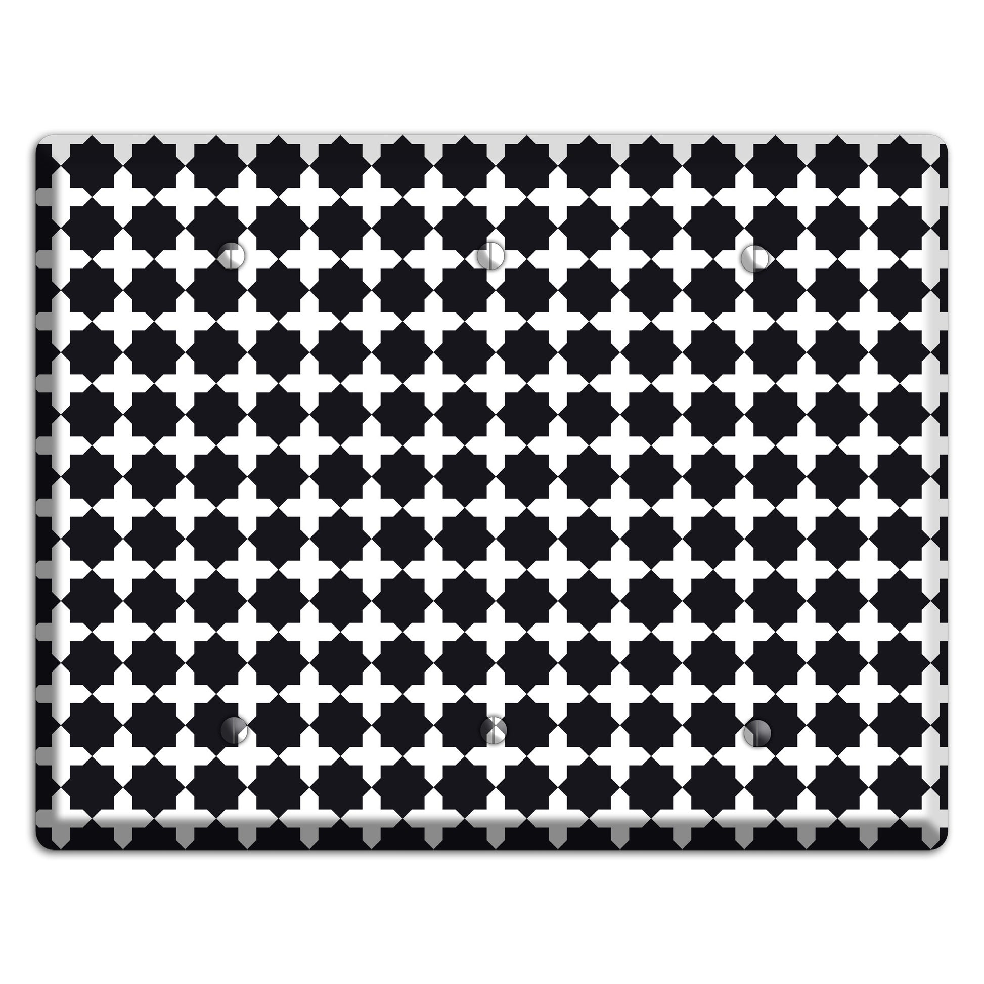 Moroccan 4 3 Blank Wallplate
