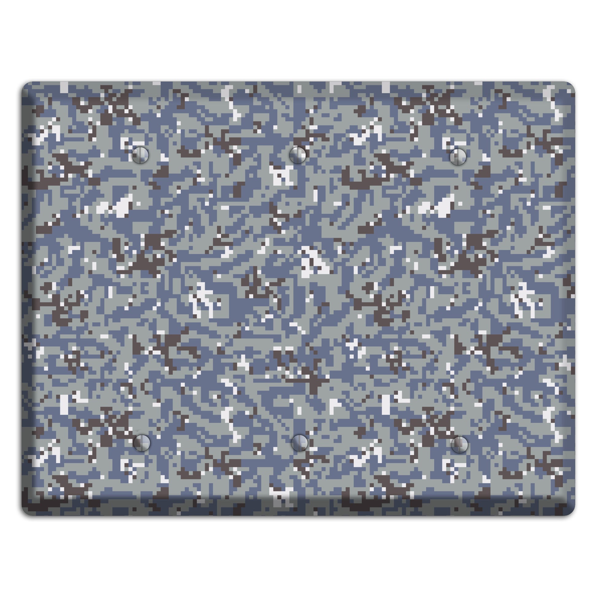 NWU Grey Dom Camo 3 Blank Wallplate