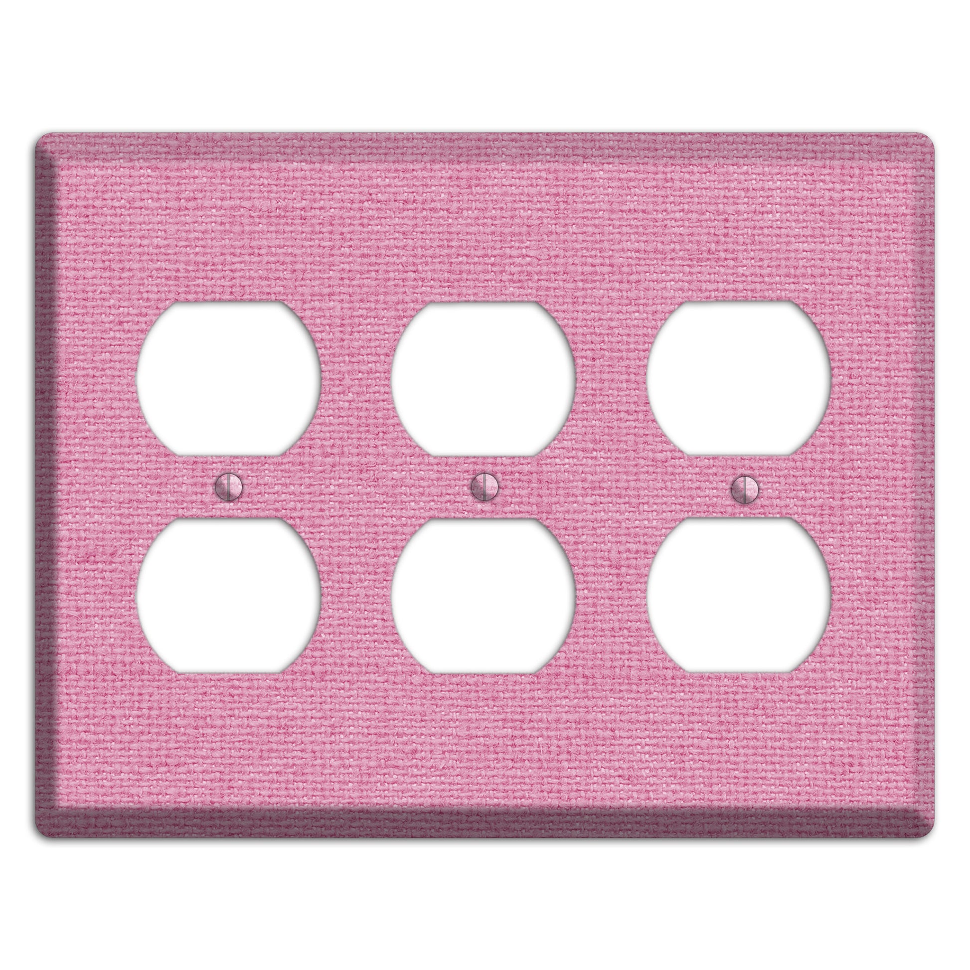 Gamboge Pink Texture 3 Duplex Wallplate