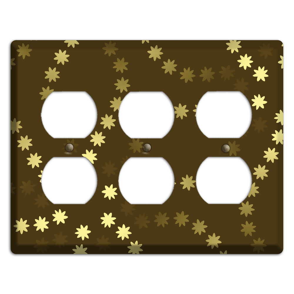Multi Olive Constellation 3 Duplex Wallplate
