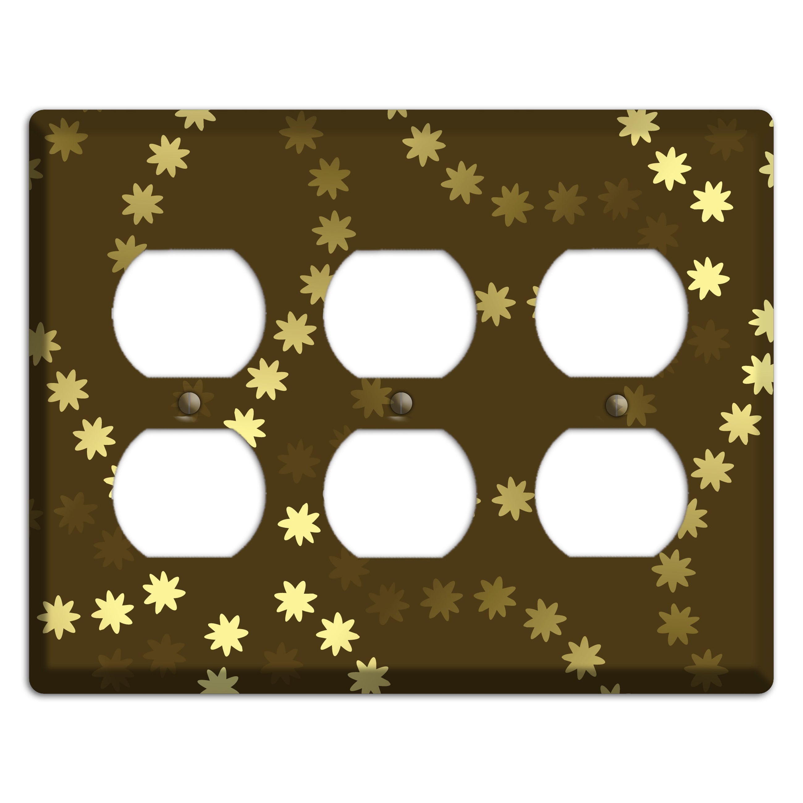 Multi Olive Constellation 3 Duplex Wallplate