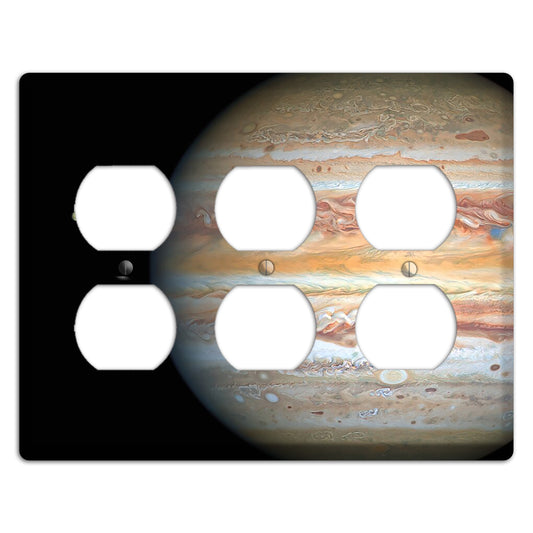 Hubble's View of Jupiter and Europa 3 Duplex Wallplate