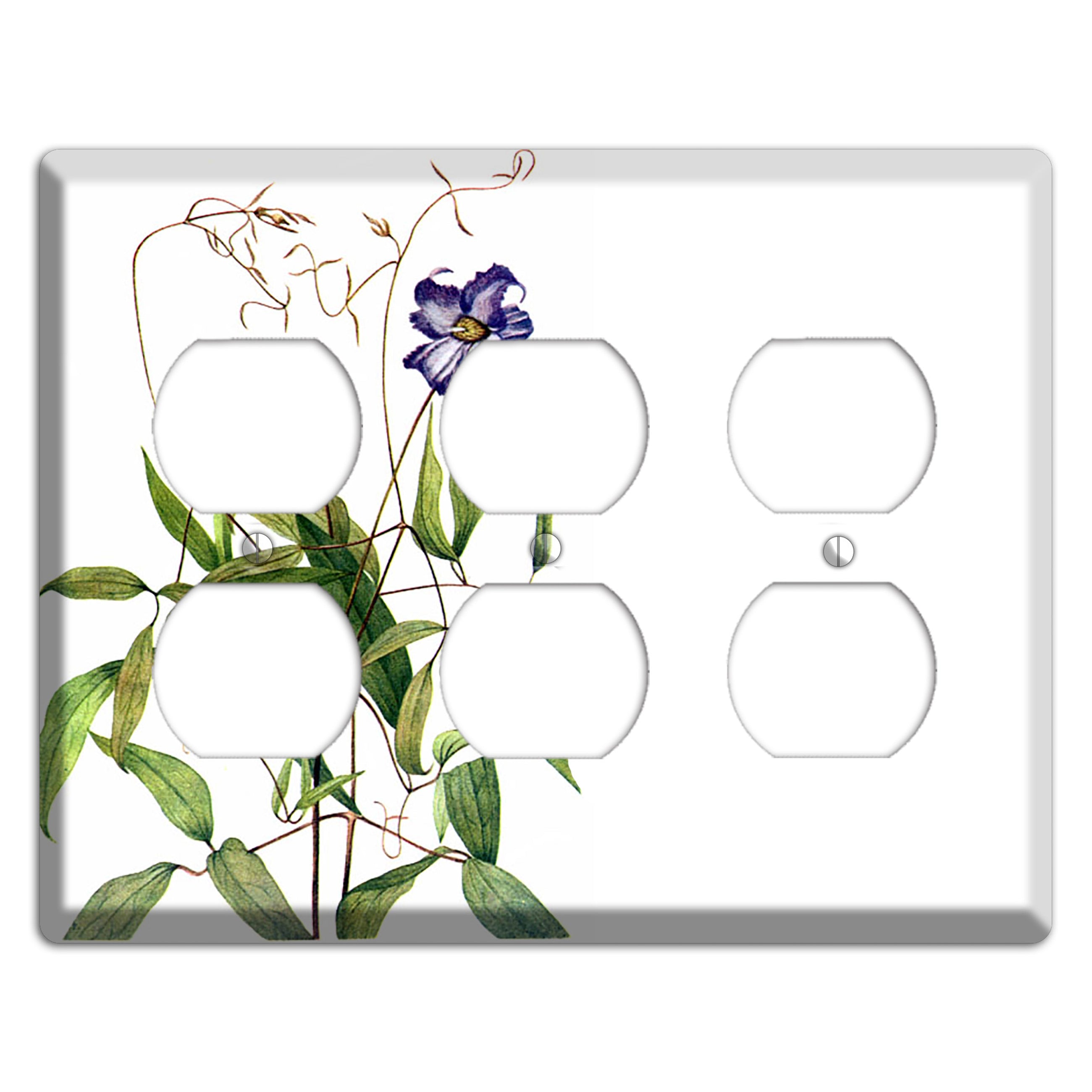 Clematis Crispa 3 Duplex Wallplate