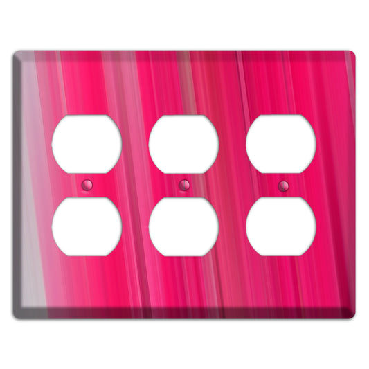 Pink Ray of Light 3 Duplex Wallplate