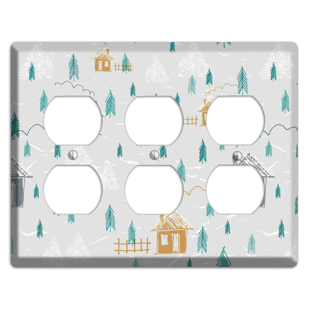 Wildlife Neighborhoods 2 3 Duplex Wallplate