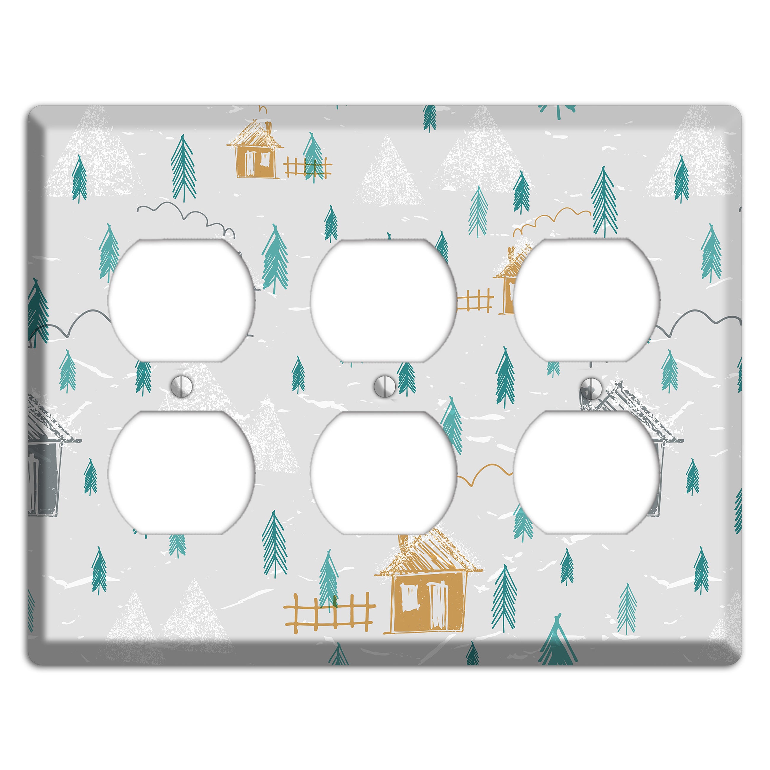 Wildlife Neighborhoods 2 3 Duplex Wallplate