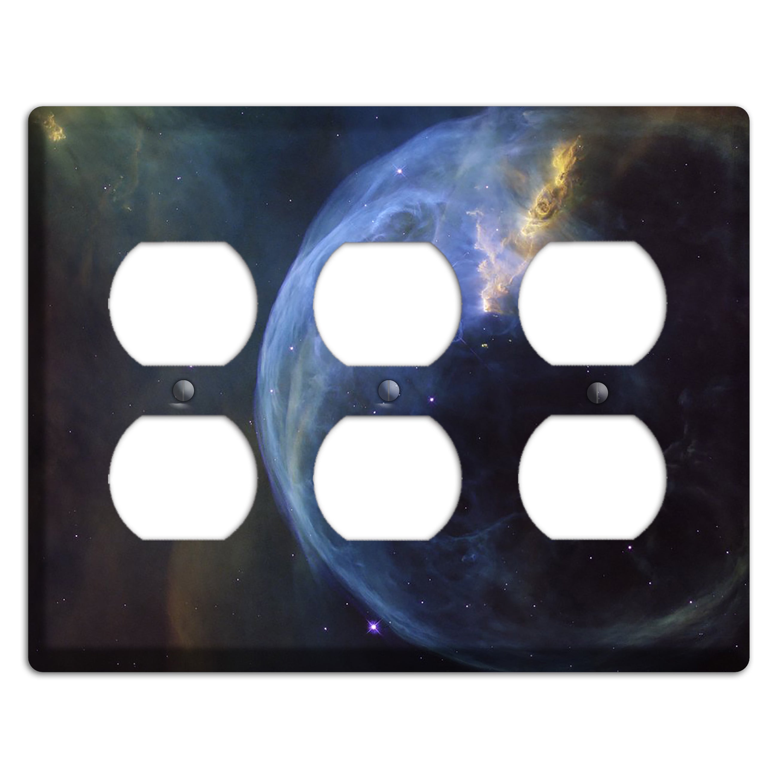 Bubble Nebula 3 Duplex Wallplate