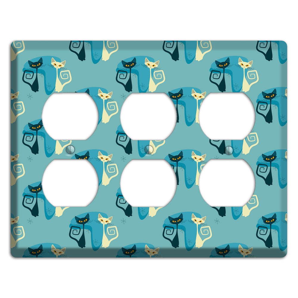 Adoable Kitties 3 Duplex Wallplate