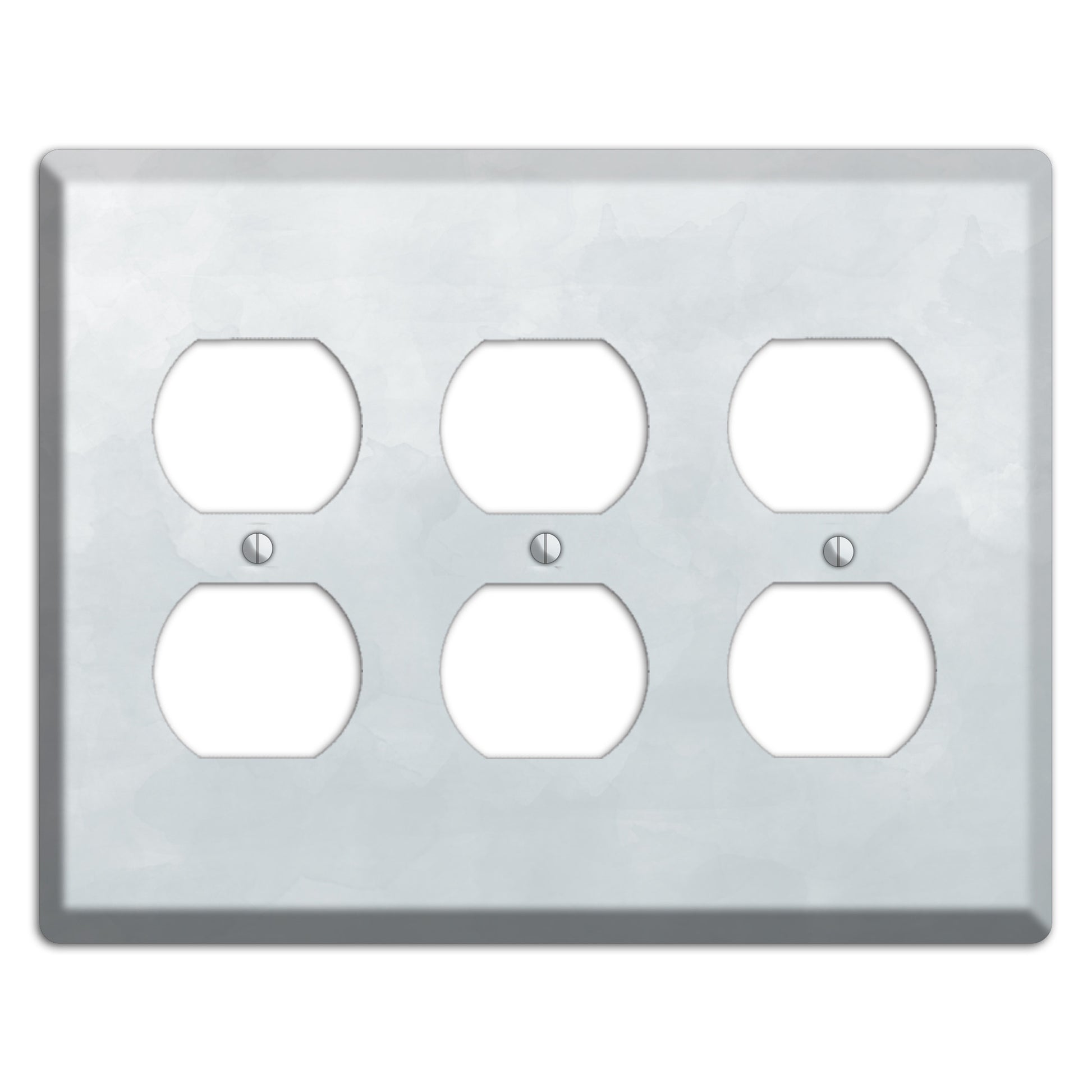 Gray Ombre 3 Duplex Wallplate
