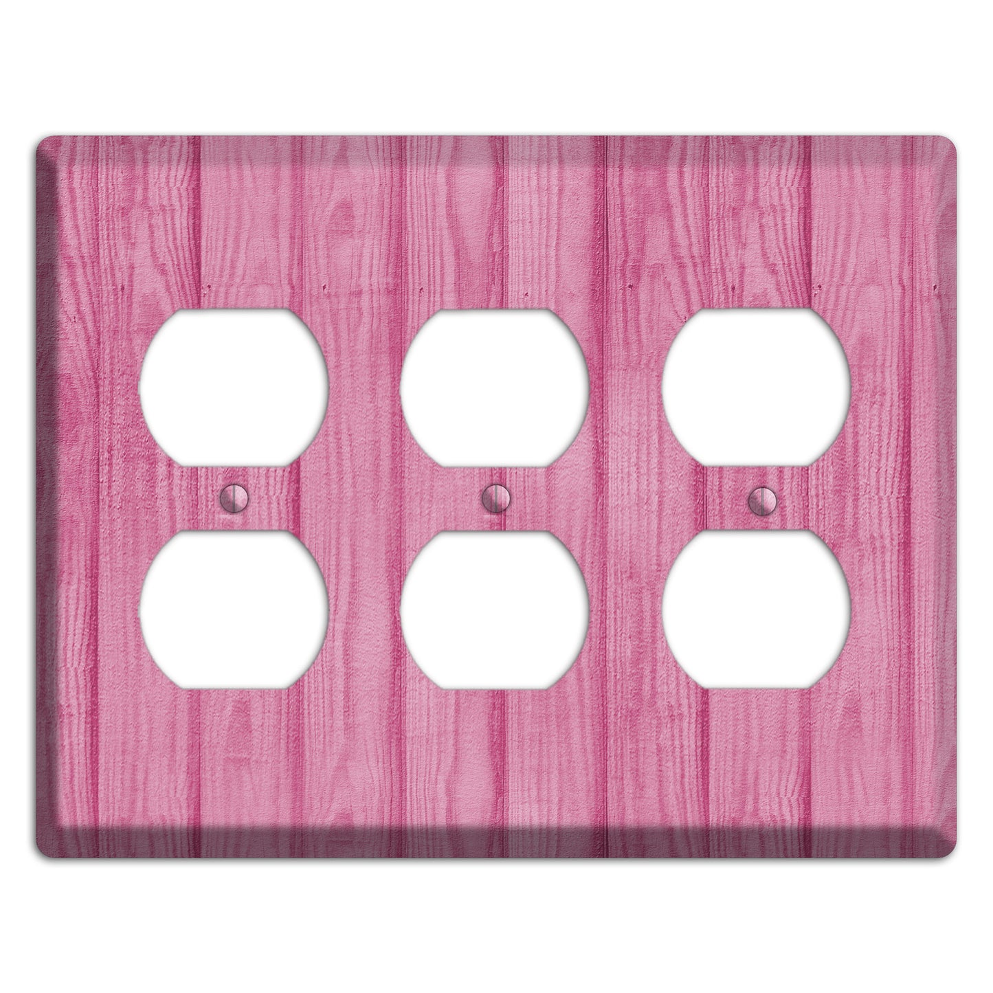 Can Can Pink Texture 3 Duplex Wallplate