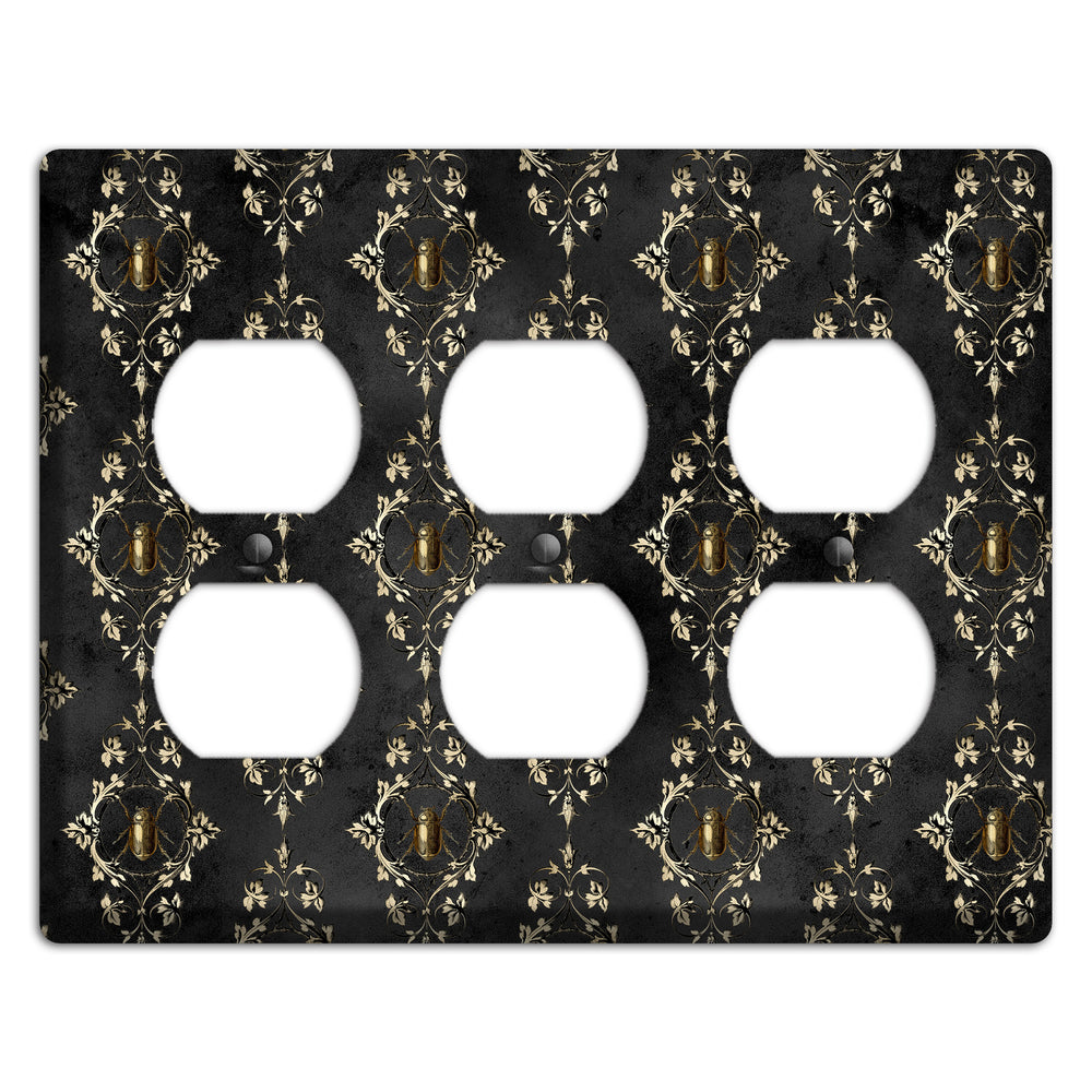 Edgar Allen Poe Beetle 3 Duplex Wallplate