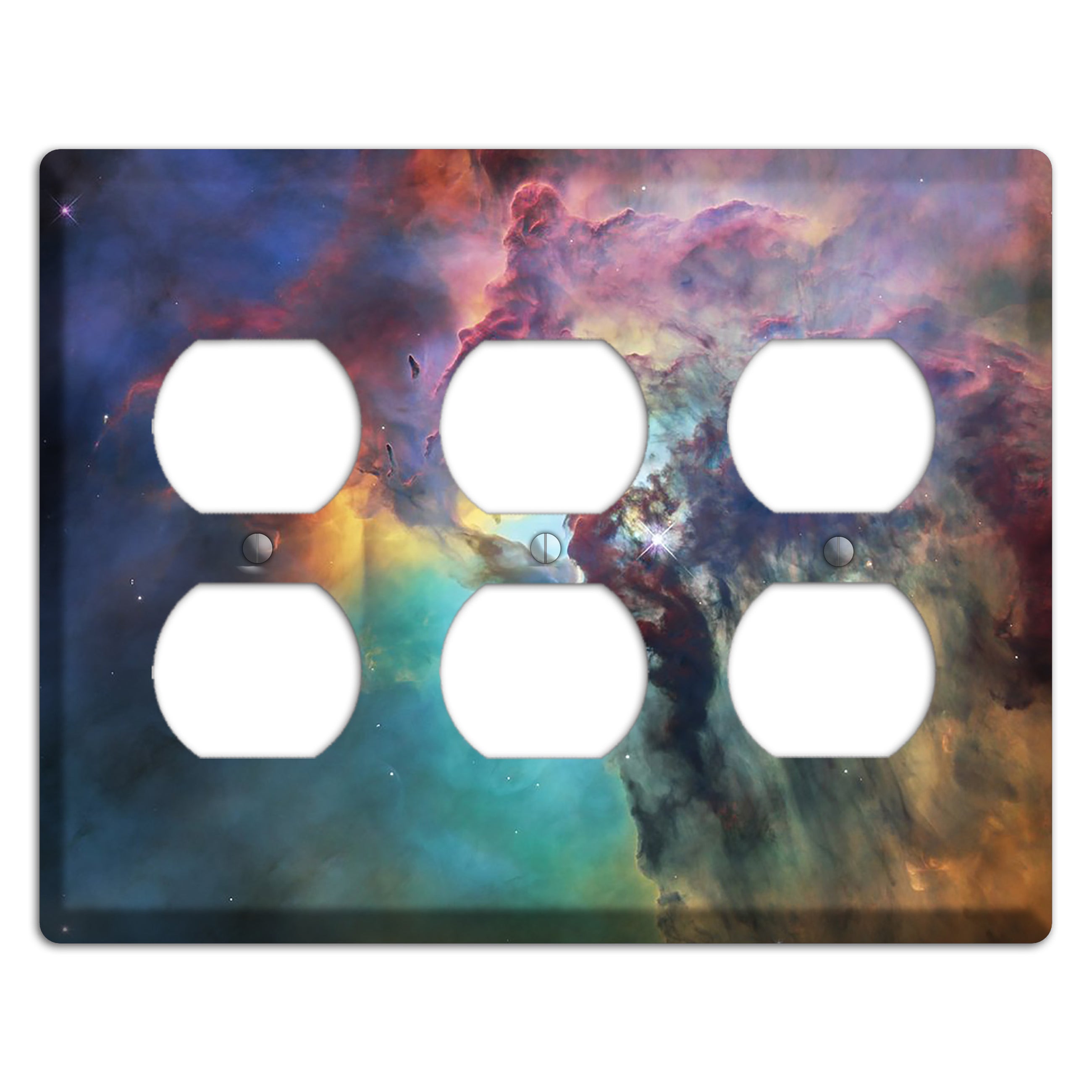 Lagoon Nebula 3 Duplex Wallplate
