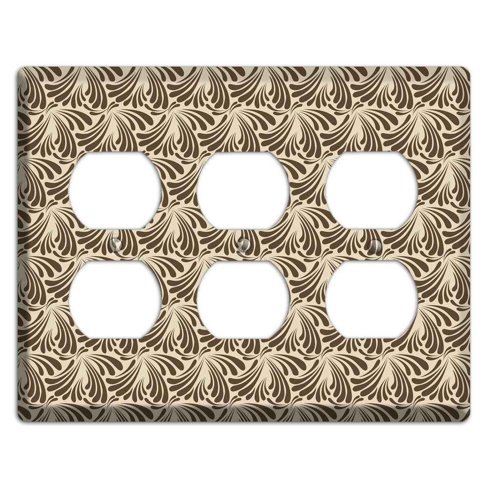 Nouveau Tear Drop 3 Duplex Wallplate
