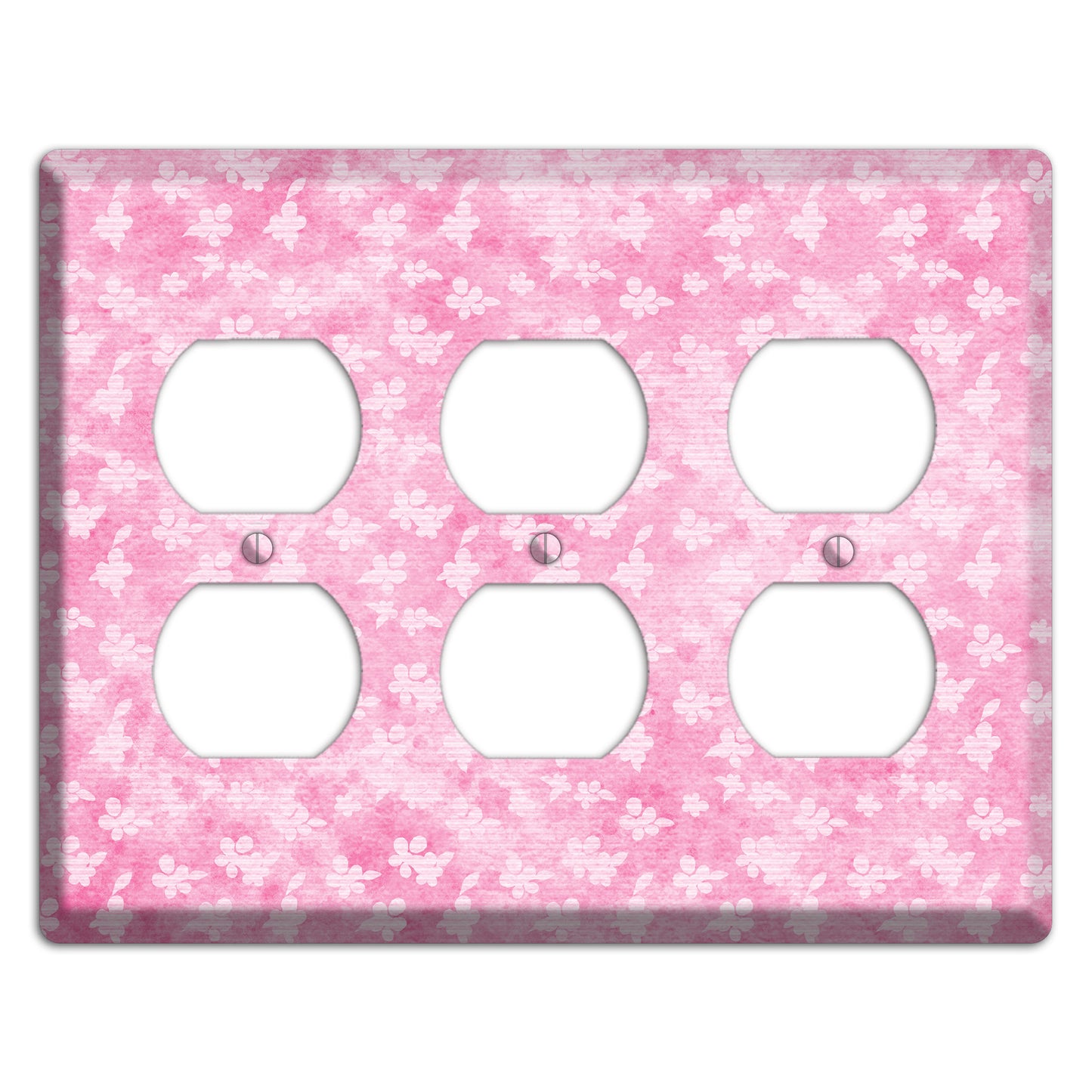 Cupid Pink Texture 3 Duplex Wallplate