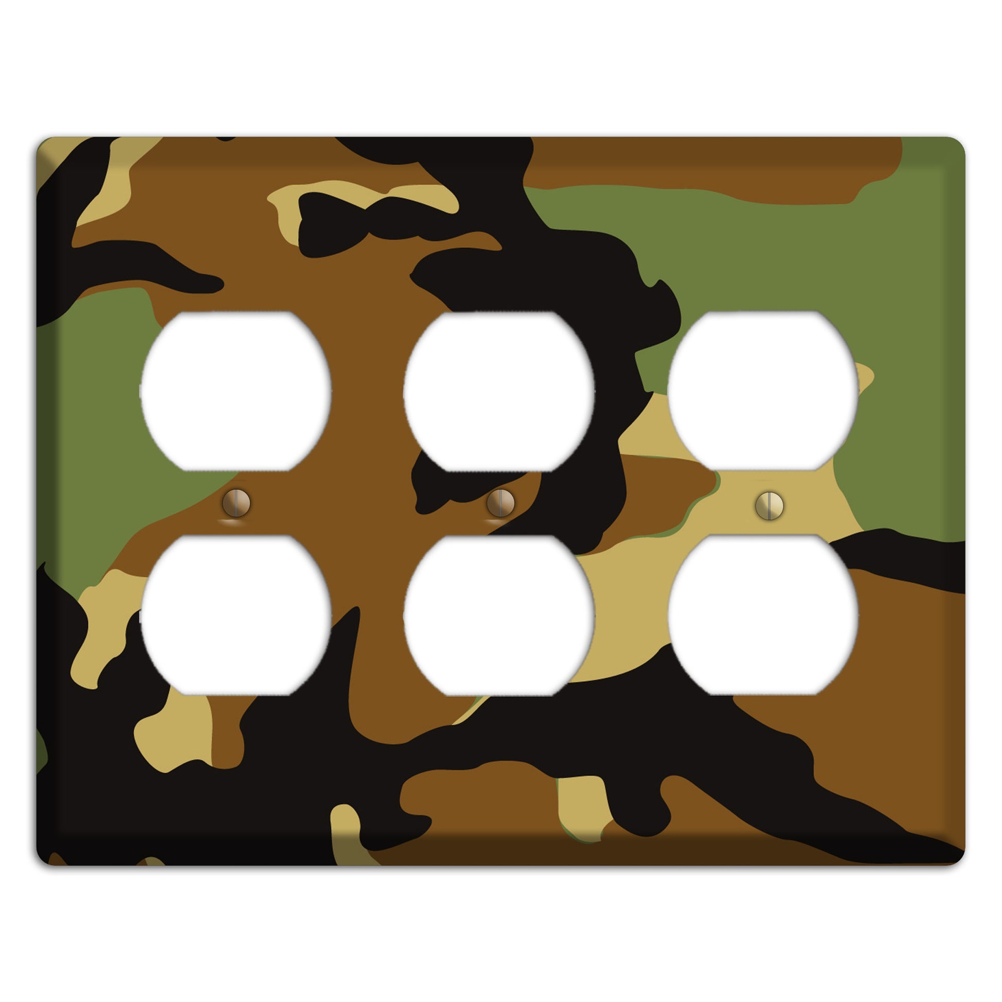 Camoflauge 3 Duplex Wallplate