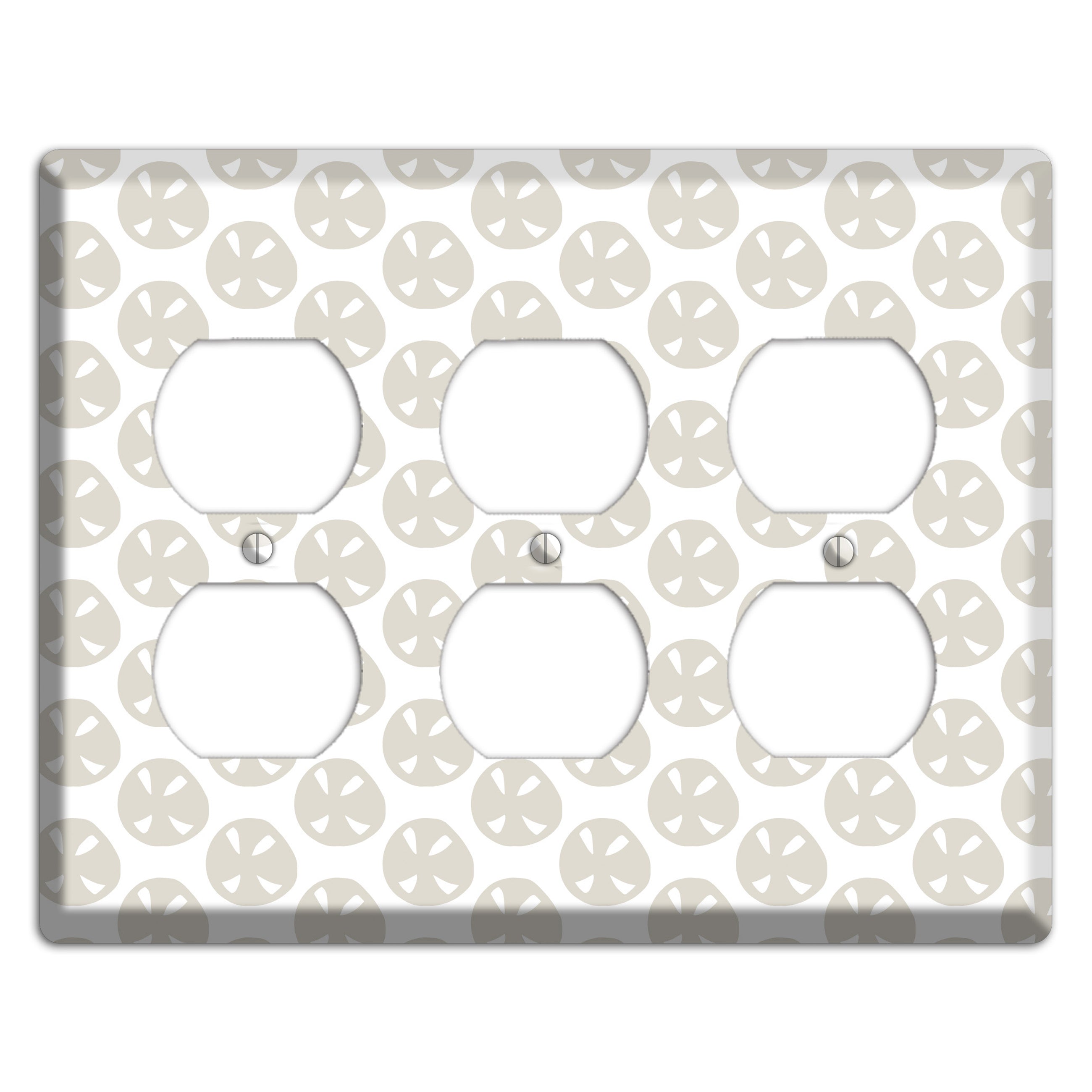Simple Scandanavian Style LL 3 Duplex Wallplate