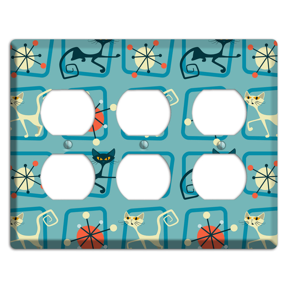 Relaxing Kitties 3 Duplex Wallplate