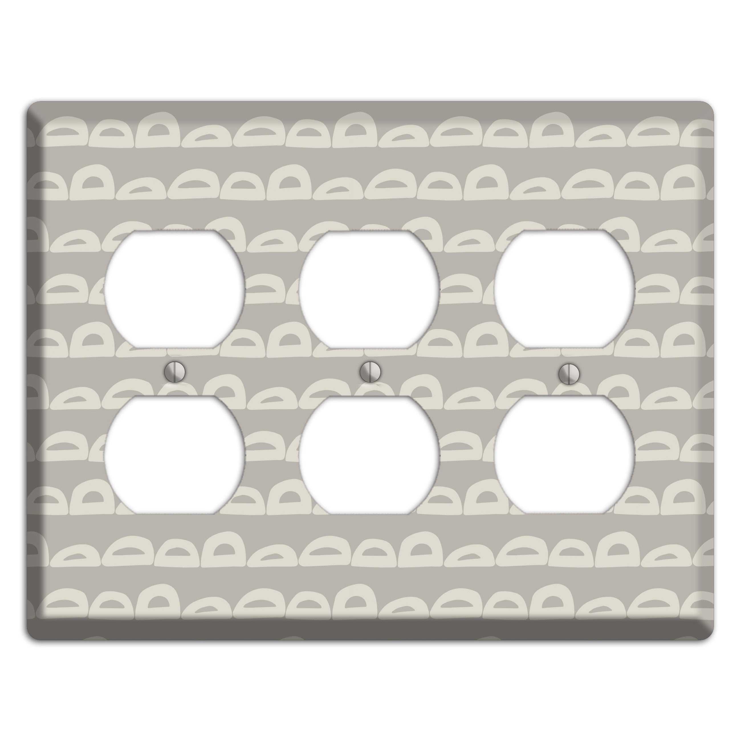 Logan Whimsical Damask 3 Duplex Wallplate