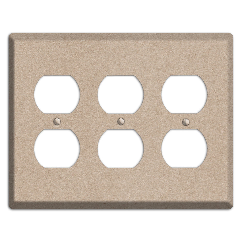 Sandrift Kraft 3 Duplex Wallplate