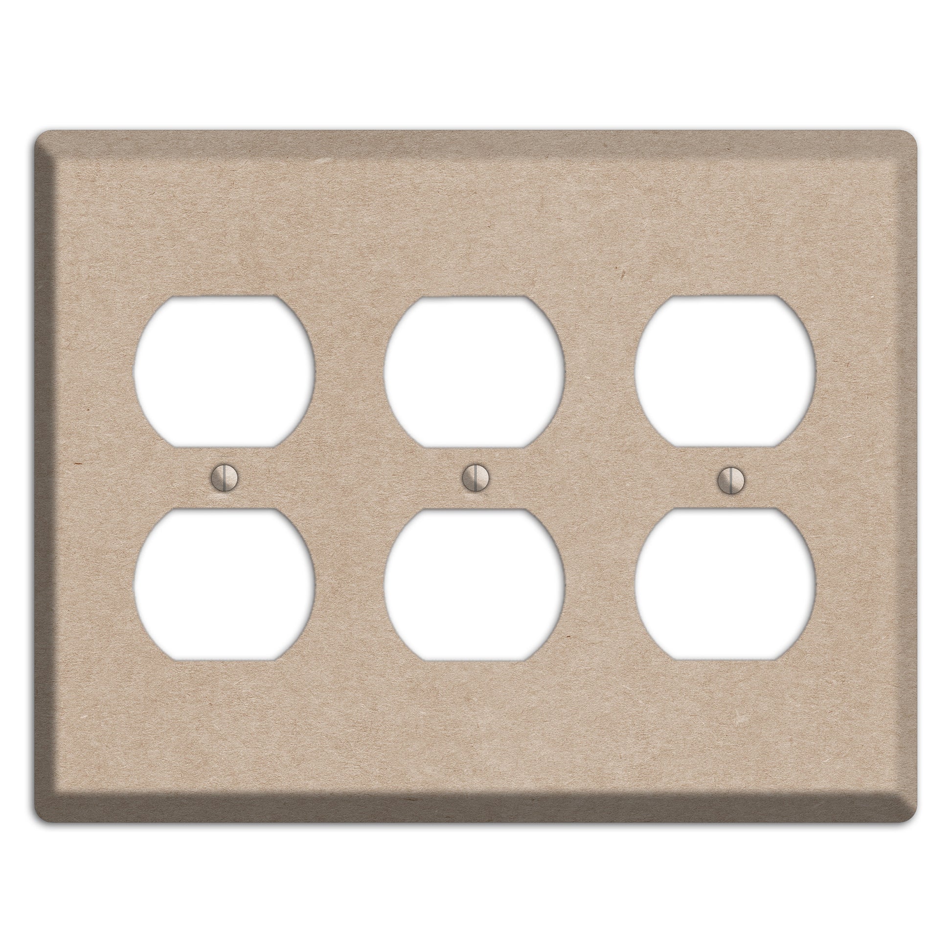 Sandrift Kraft 3 Duplex Wallplate