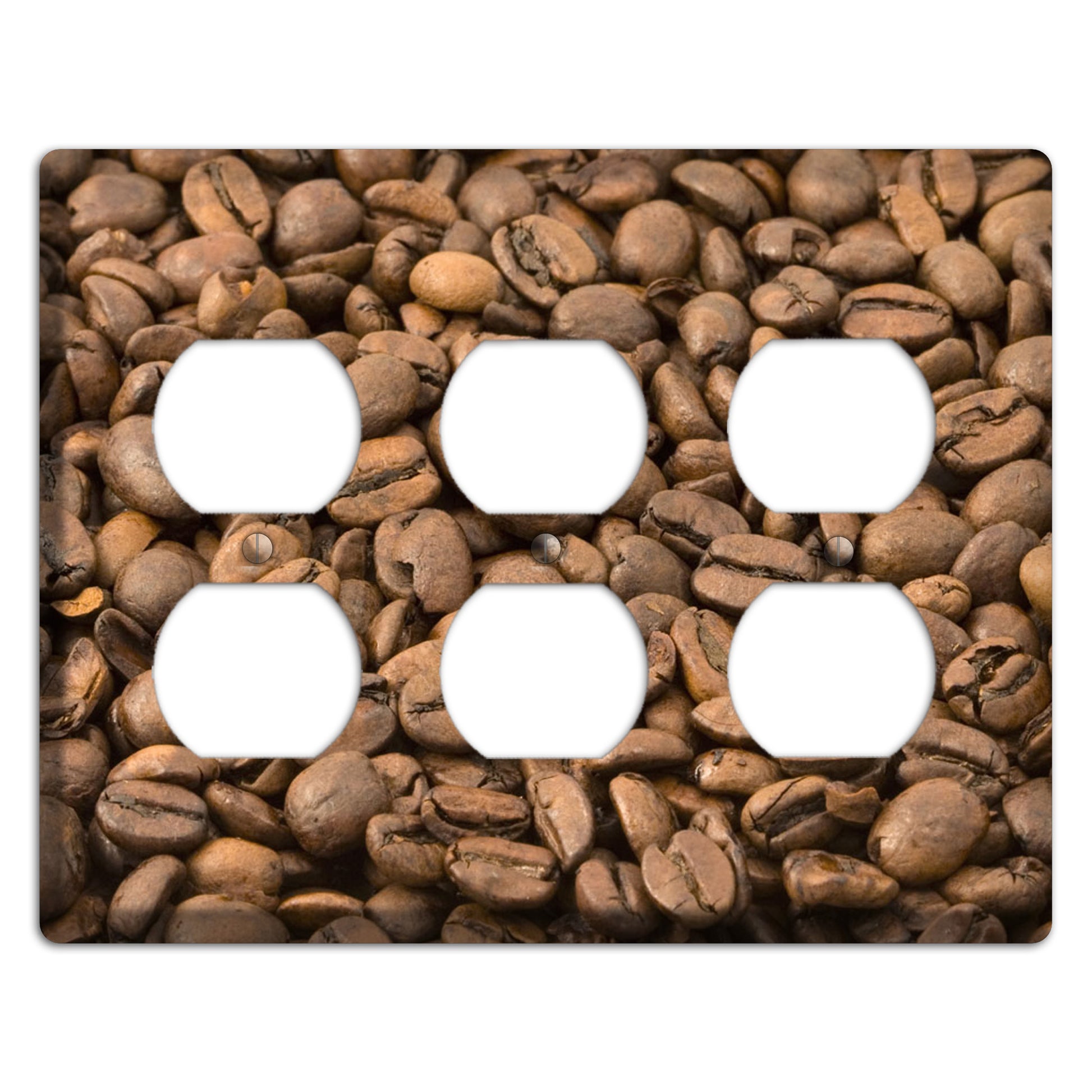 Coffee 3 Duplex Wallplate