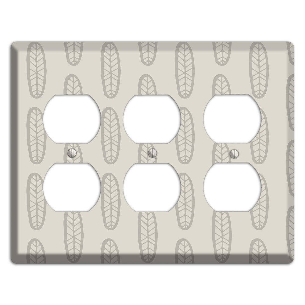 Simple Scandanavian Style K 3 Duplex Wallplate