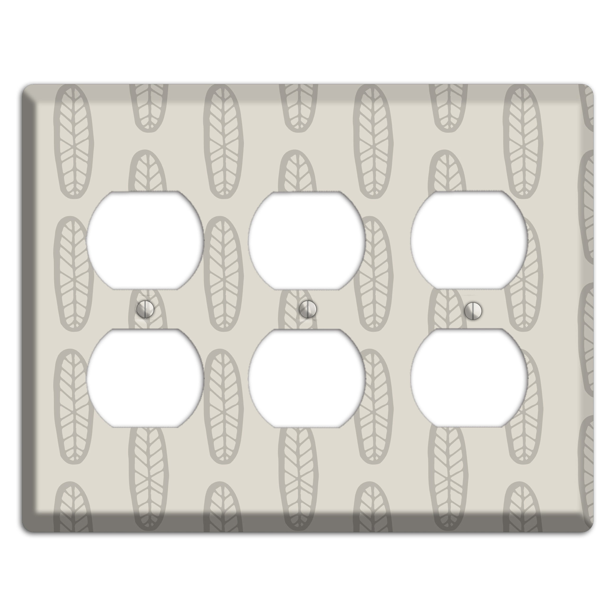 Simple Scandanavian Style K 3 Duplex Wallplate