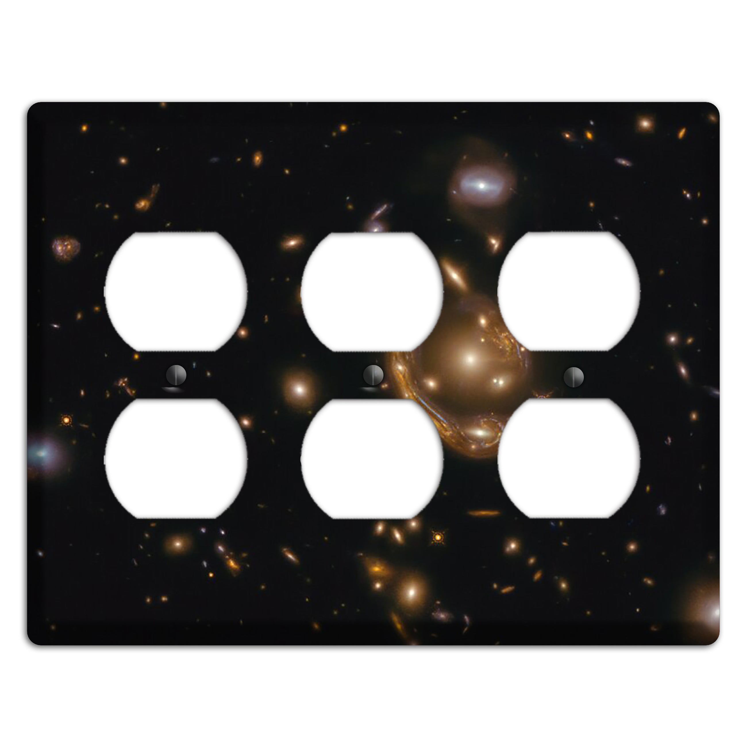 Rings of Relativity 3 Duplex Wallplate