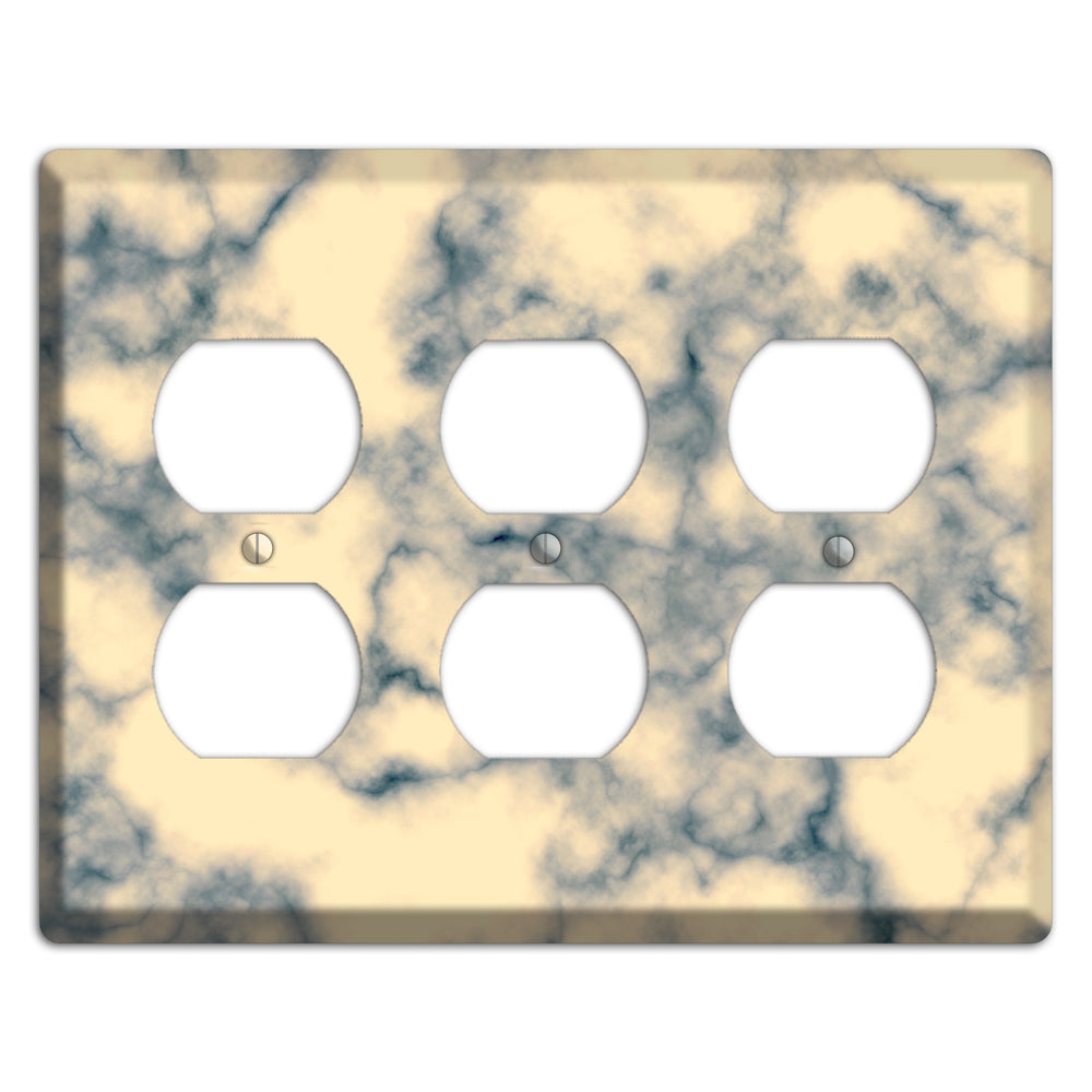 Mantle Marble 3 Duplex Wallplate