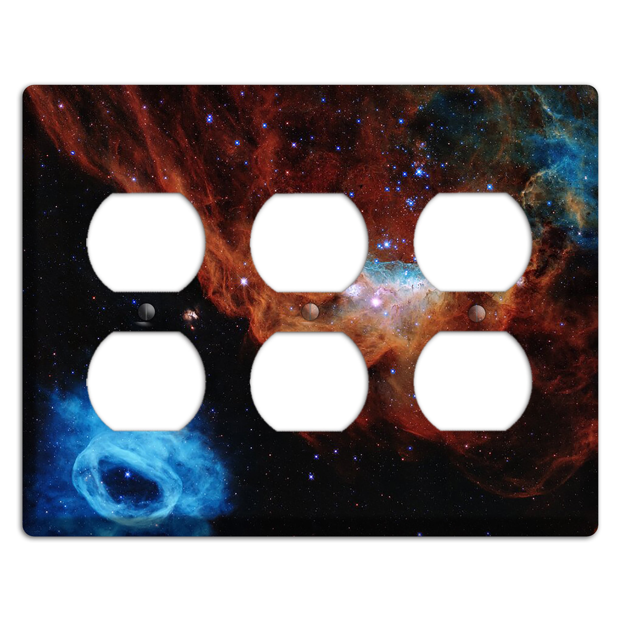 Tapestry of Blazing Starbirth 3 Duplex Wallplate