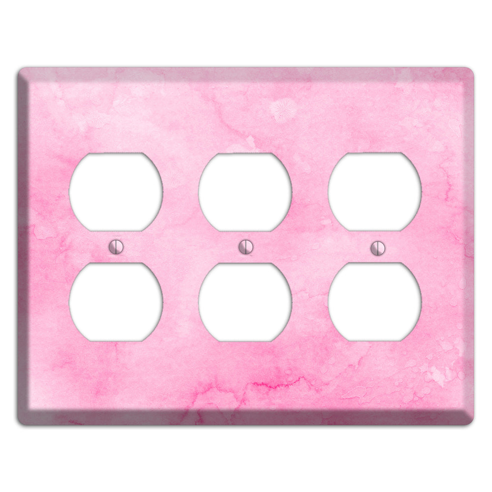 Cinderella Pink Texture 3 Duplex Wallplate