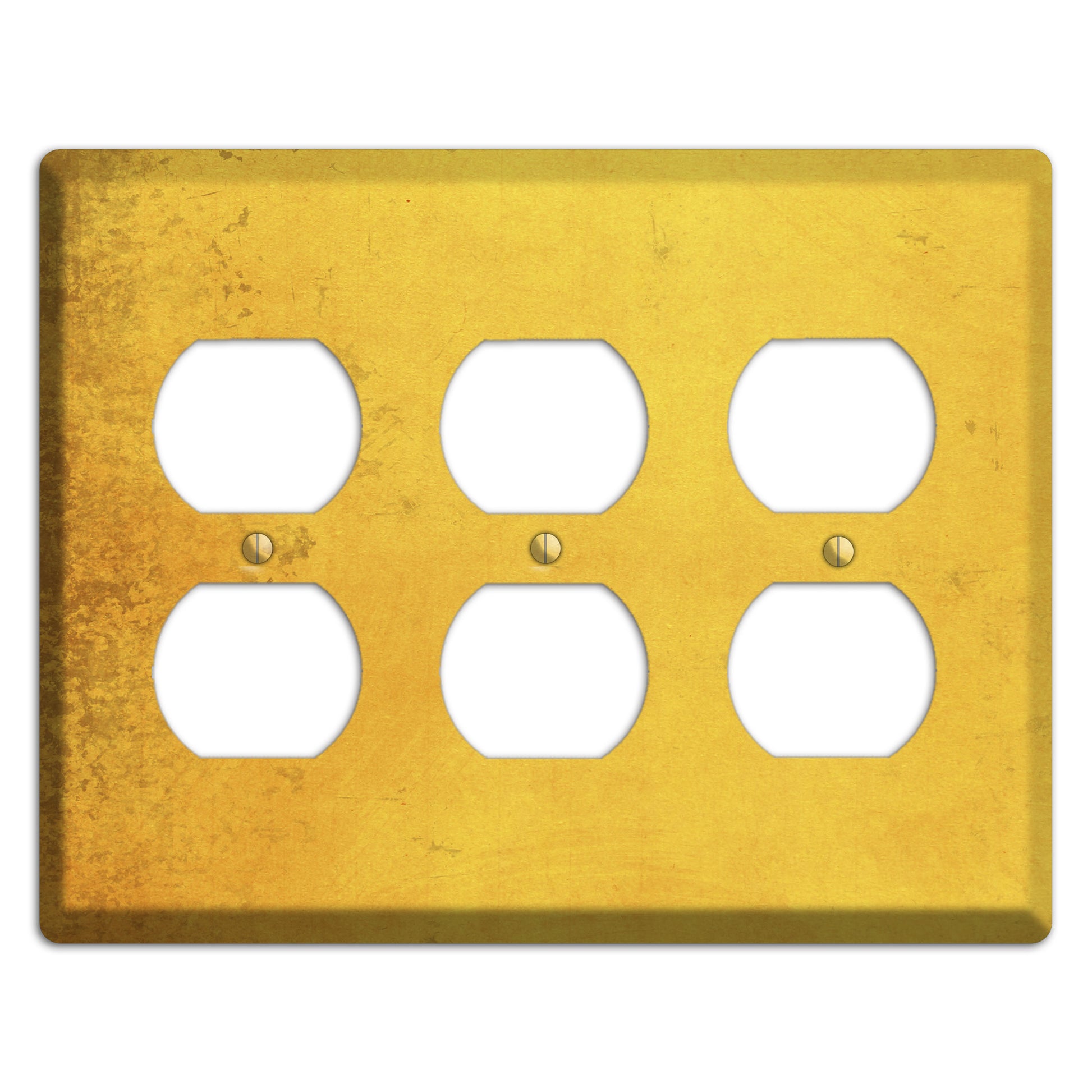 Abbey Vintage Grunge 3 Duplex Wallplate