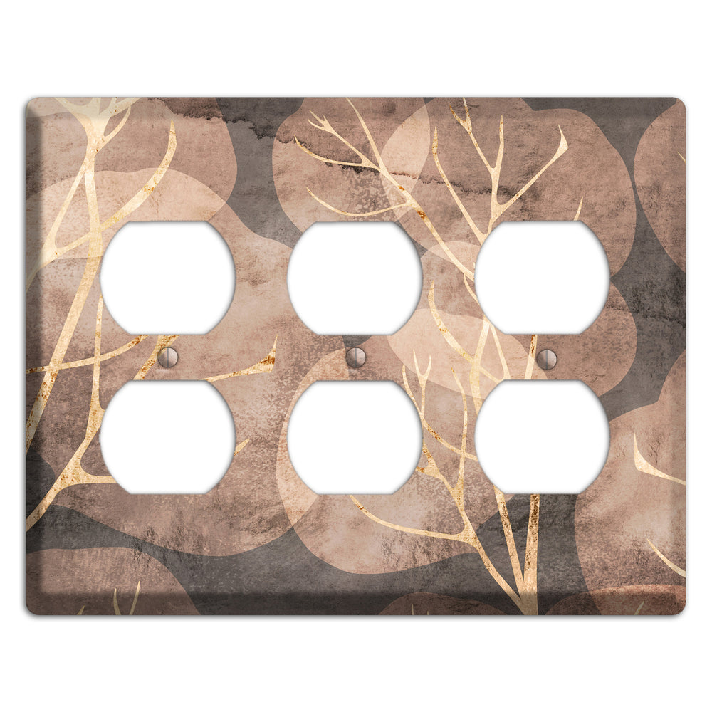 Autumn Leaves 3 Duplex Wallplate