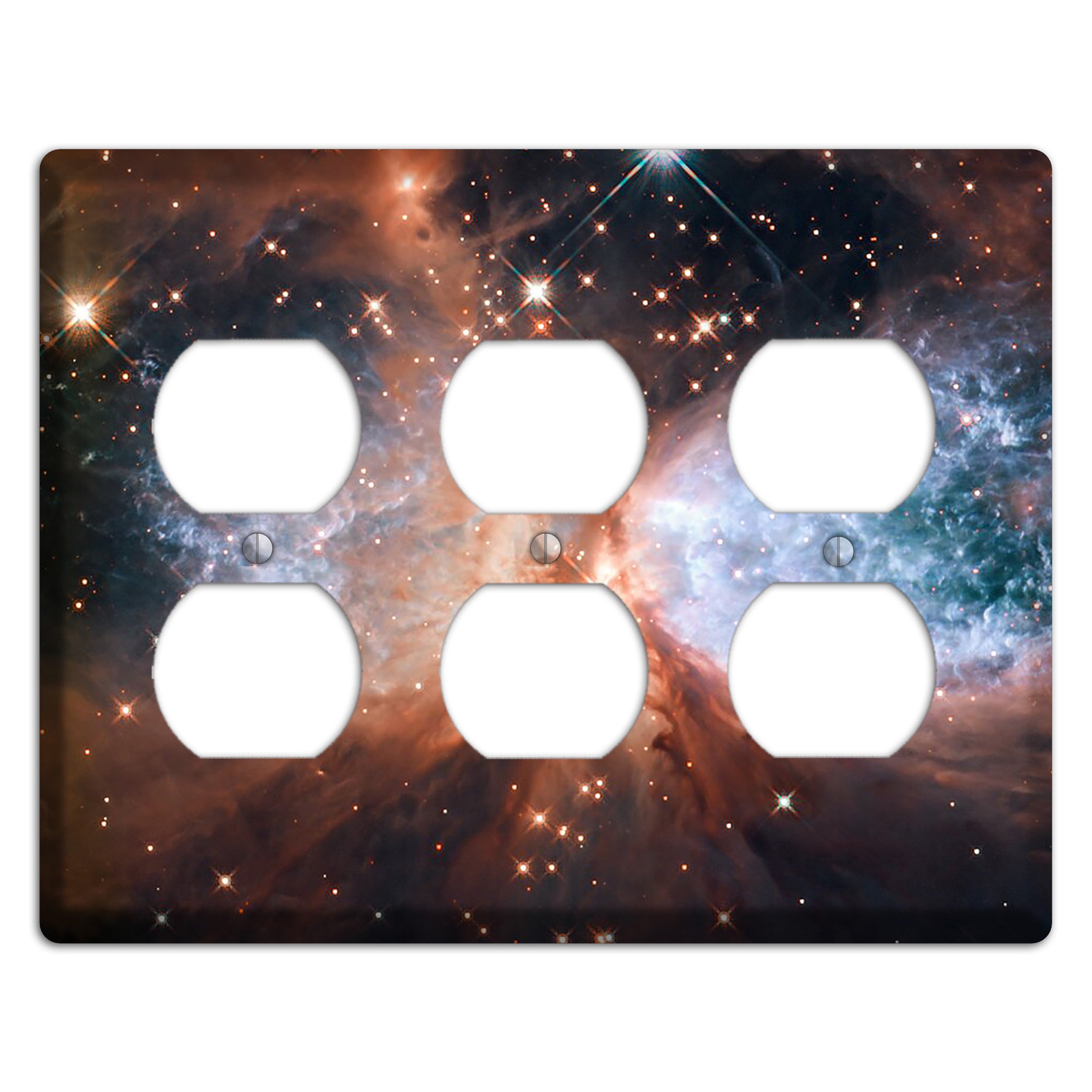 star-forming 3 Duplex Wallplate