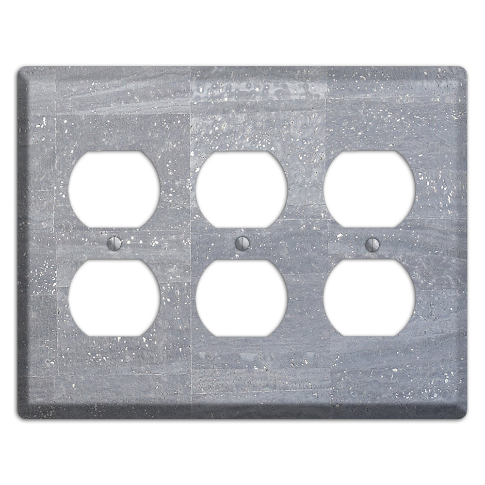 Platinum Cork 3 Duplex Wallplate