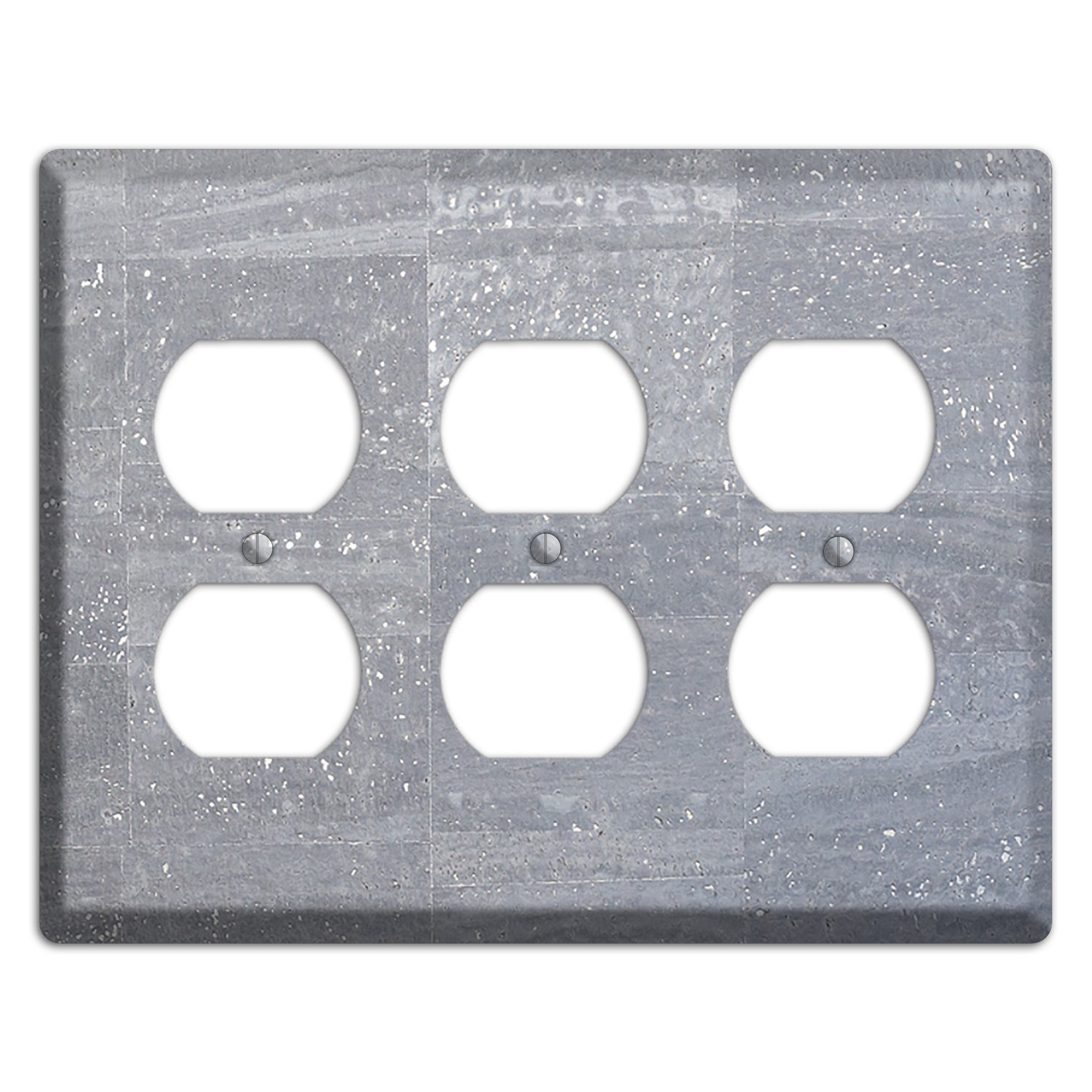Platinum Cork 3 Duplex Wallplate