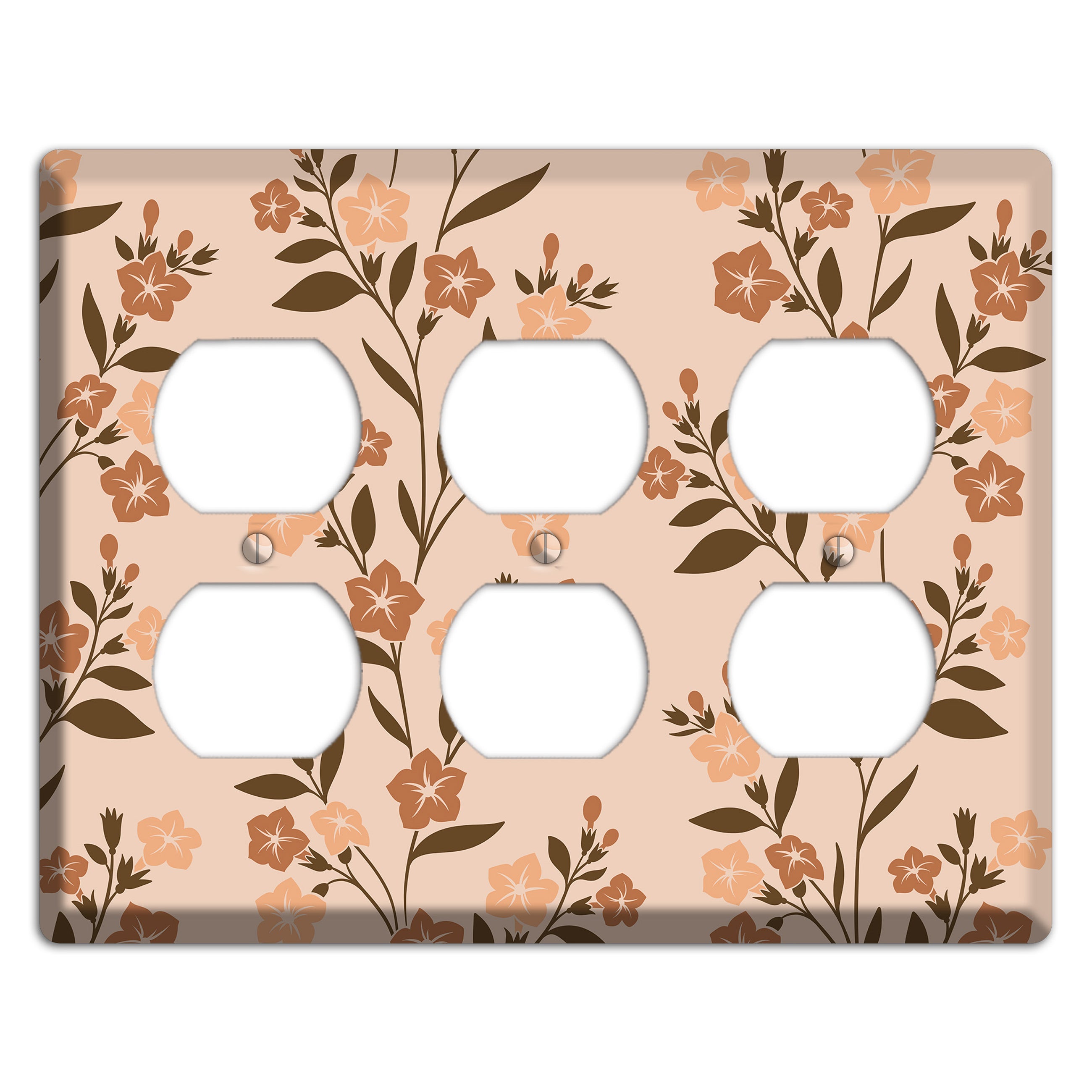 Spring Floral 2 3 Duplex Wallplate