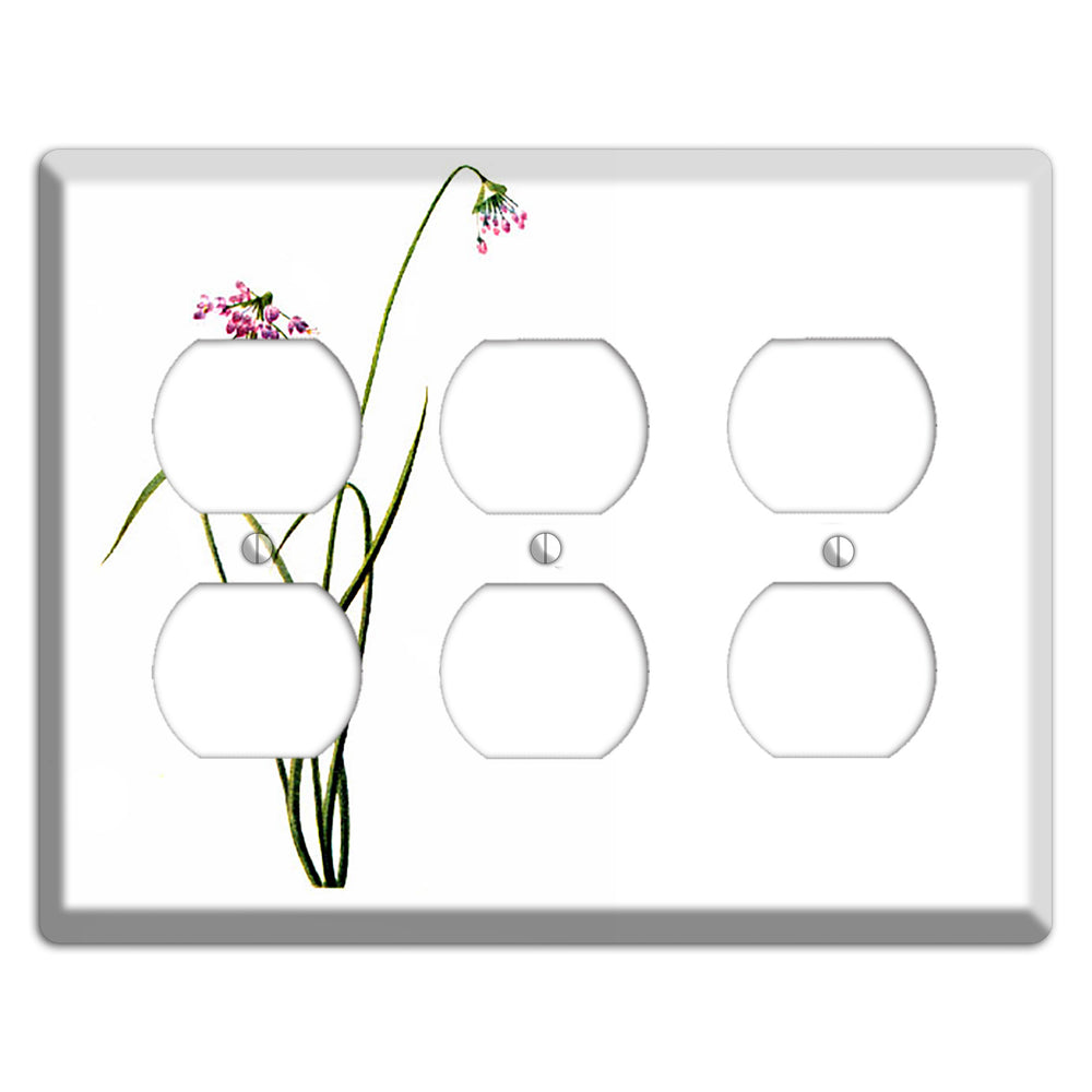 Allium Cernum 3 Duplex Wallplate