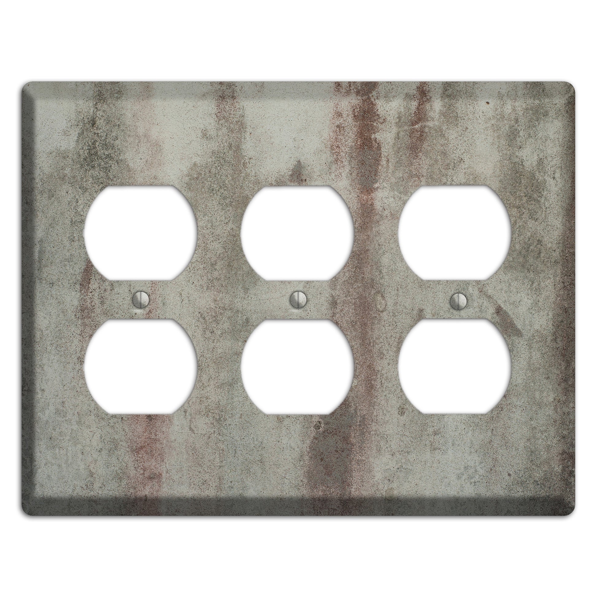 Old Concrete 15 3 Duplex Wallplate