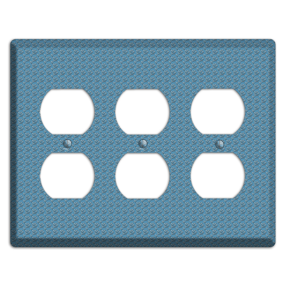 Blue Bubbles 3 Duplex Wallplate