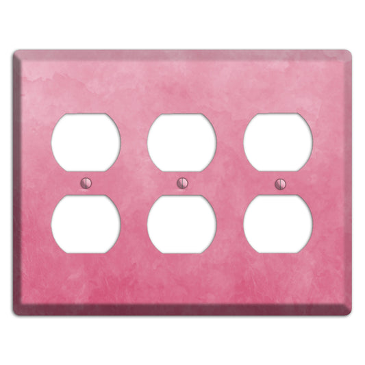 Pink Ombre 3 Duplex Wallplate