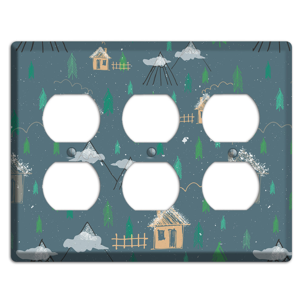 Wildlife Neighborhoods 1 3 Duplex Wallplate