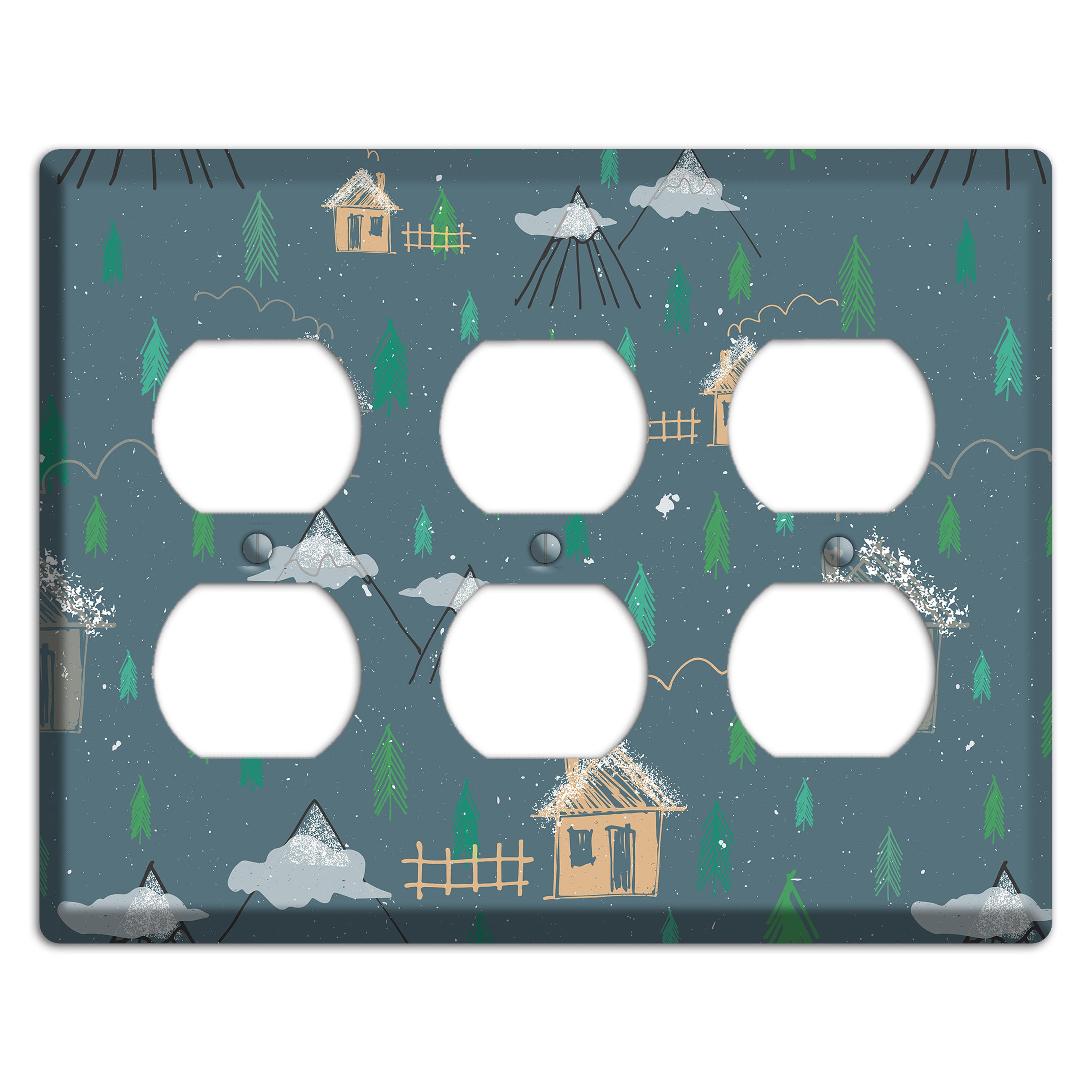Wildlife Neighborhoods 1 3 Duplex Wallplate